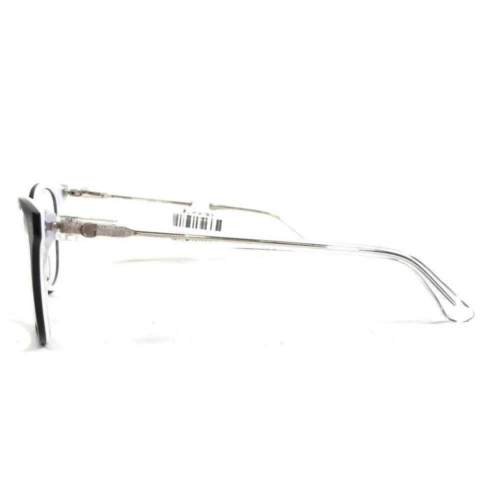Guess Petite Fit Eyeglasses Frames GU2734 003 Black White Clear Round 49-17-140
